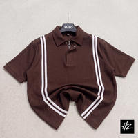 Ribbed Polo Tshirt