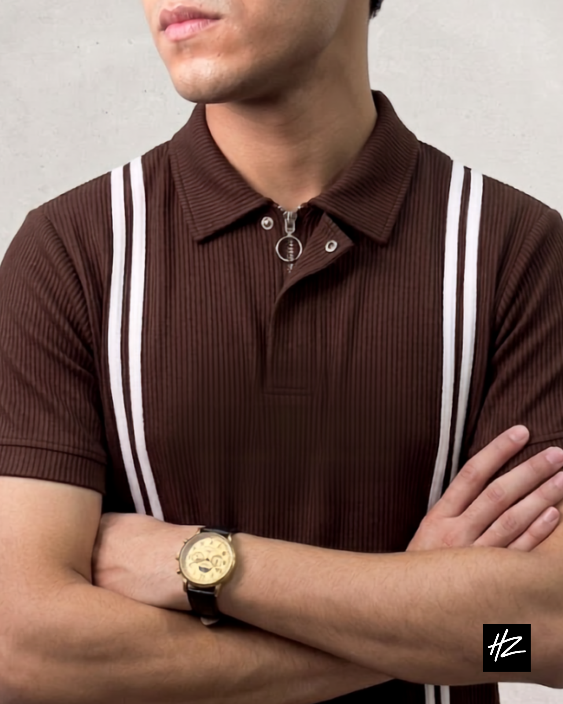 Premium Zip Polo Tshirt
