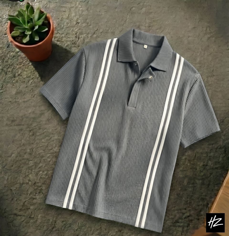 Polo tshirt-Ash